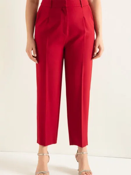 Pantaloni Lafaba alb