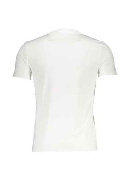 Tricou Guess cu decolteu rotund alb