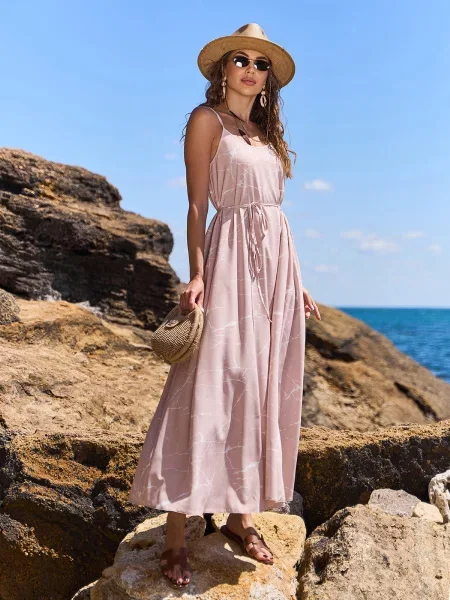 Сарафан ISSA Plus комбінований верх бежевий