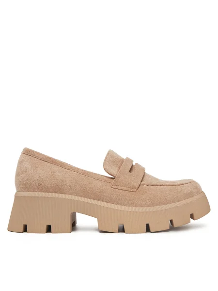 Pantofi loafer Deezee bej