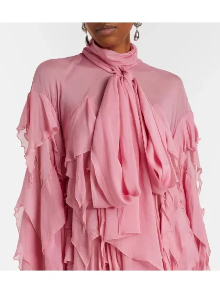 Rochie Blumarine din șifon roz