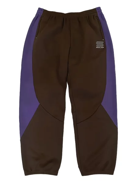 Pantaloni Sinclair alergare cu autograf maro