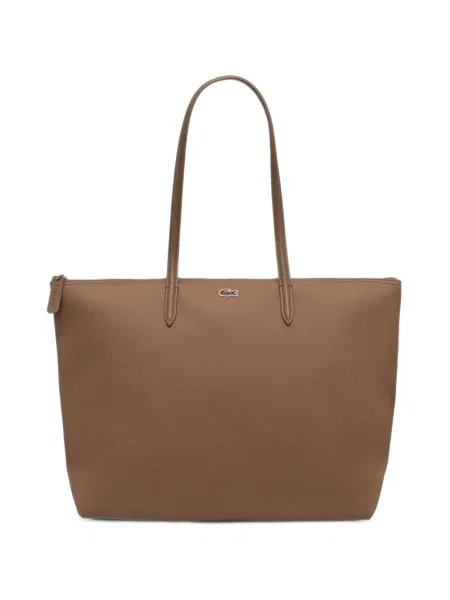 Geantă shopper Lacoste maro