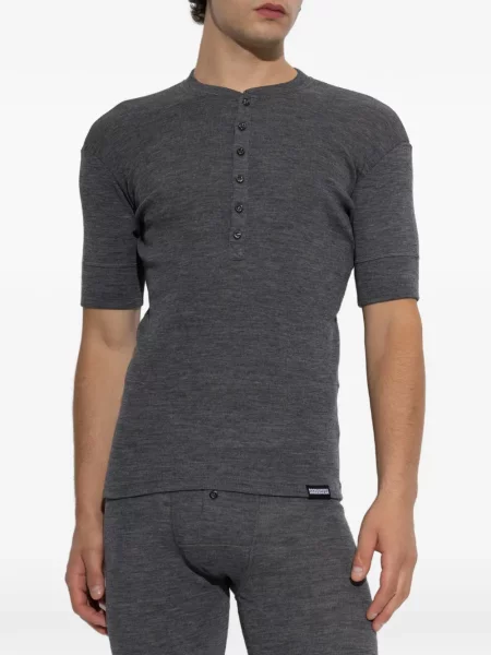 Tricou Dsquared2 de lână gri