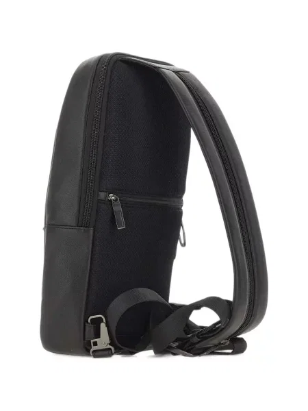 Geantă Piquadro din piele negru