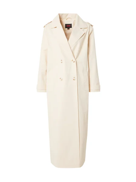 Misspap Prechodný kabát sivobéžová