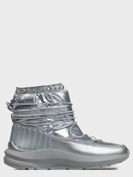 Ботинки Ea7 Emporio Armani серебряные