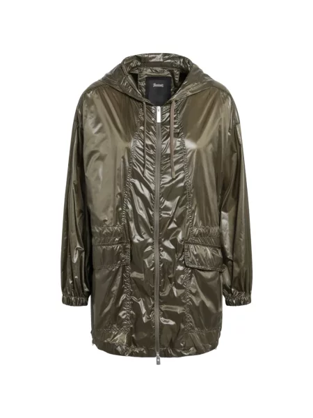 Geacă parka Herno cu cordon verde