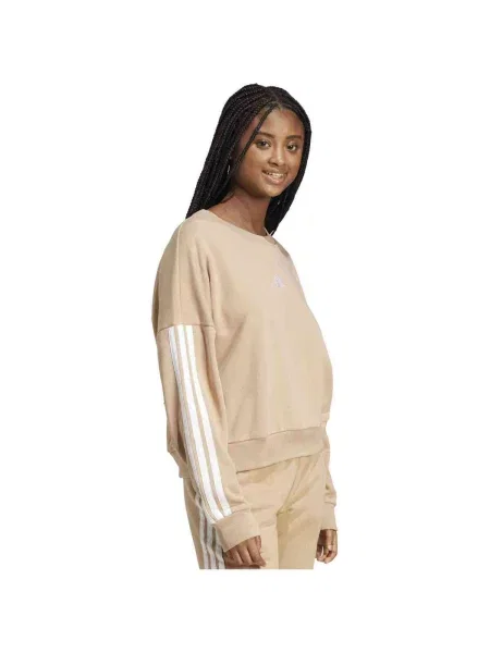 Mikina Adidas Sportswear béžová