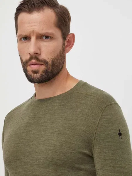 Smartwool longsleeve funkcyjny Classic Thermal Merino zielona