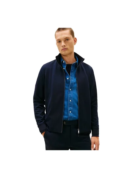 Bluza rozpinana Tommy Hilfiger casual niebieska