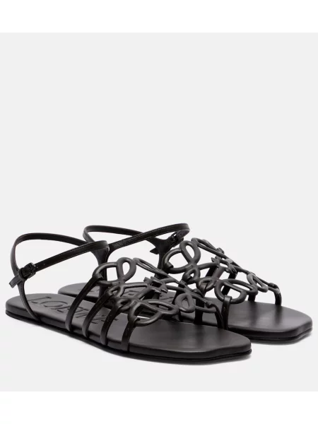 Sandale Loewe din piele maro