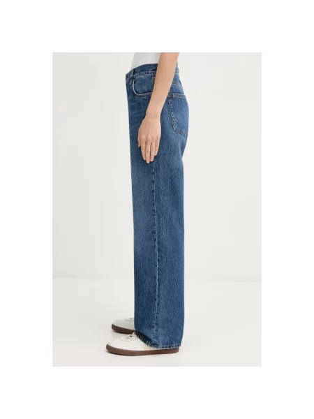 Sporty & Rich jeansy straight niebieskie