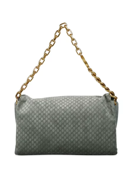 Geantă Gucci din piele de căprioară gri