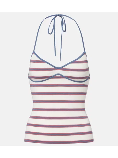 Top Faithfull z dekoltem halter