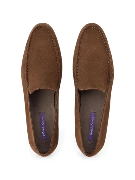 Pantofi loafer Ralph Lauren Collection maro