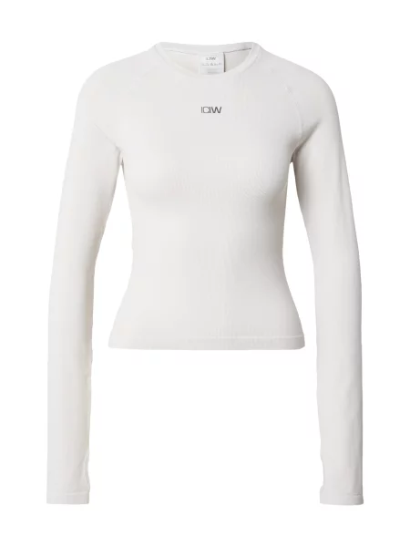 ICANIWILL Tricou funcțional Sculpt murdar alb