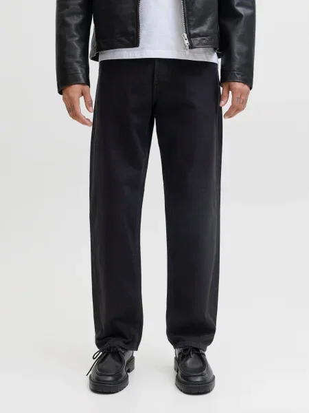 JACK & JONES Džínsy JJIEDDIE denim čierny