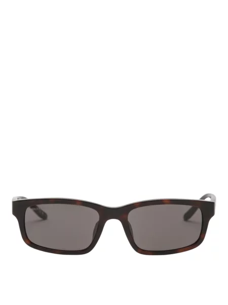Okulary przeciwsłoneczne Balenciaga brązowe