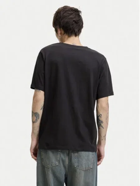 JACK & JONES Marškinėliai JORINWOOD kremo / alyvuogių juoda
