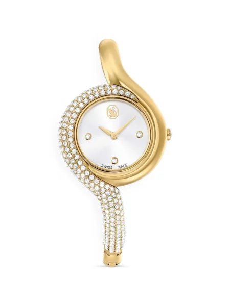 Ceas Swarovski asimetric alb