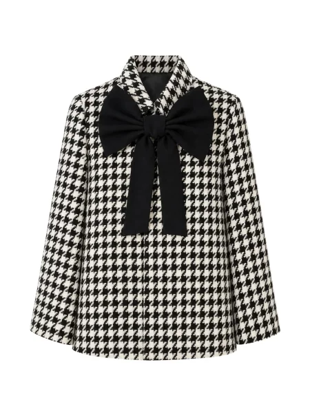 Geacă Alice + Olivia cu funde cu model pepito alb