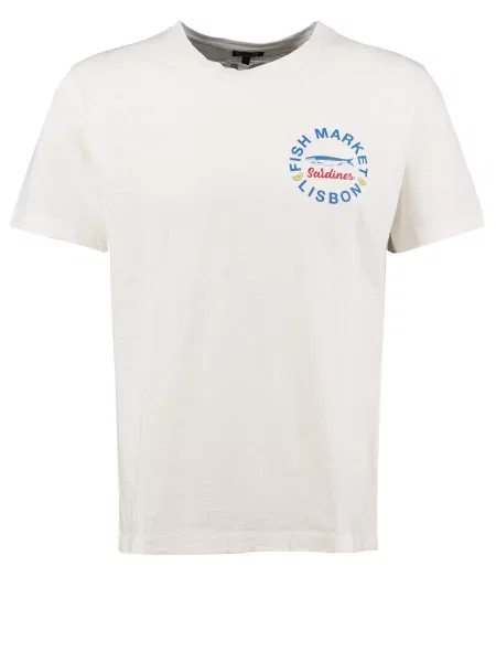 Key Largo Tricou KLSARDINES crem / albastru roșu