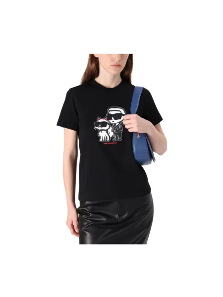 Karl Lagerfeld t-shirt czarny