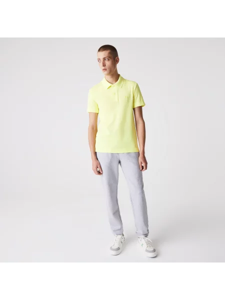 Поло Lacoste желтое