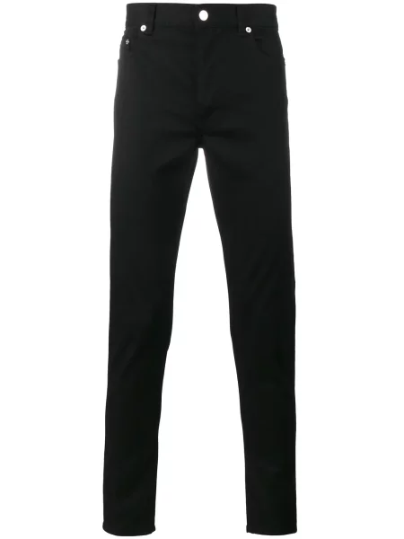 Blugi skinny Givenchy cu broderie skinny fit negru
