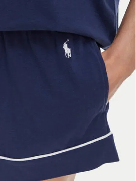 Polo Ralph Lauren Pižama Mornarsko modra