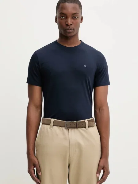 Calvin Klein t-shirt granatowy gładki