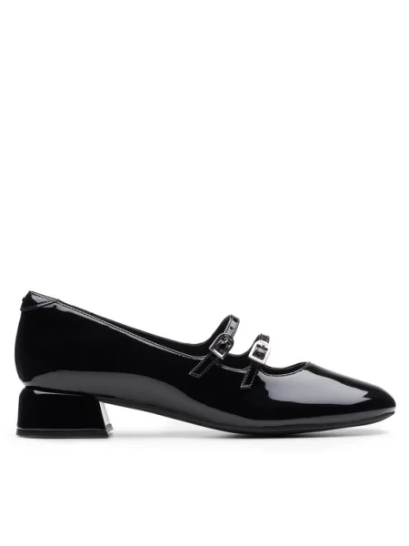 Clarks Балеринки Daiss 30 Shine черен