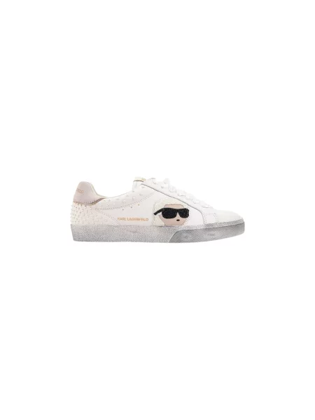 Sneakersy Karl Lagerfeld skórzane białe