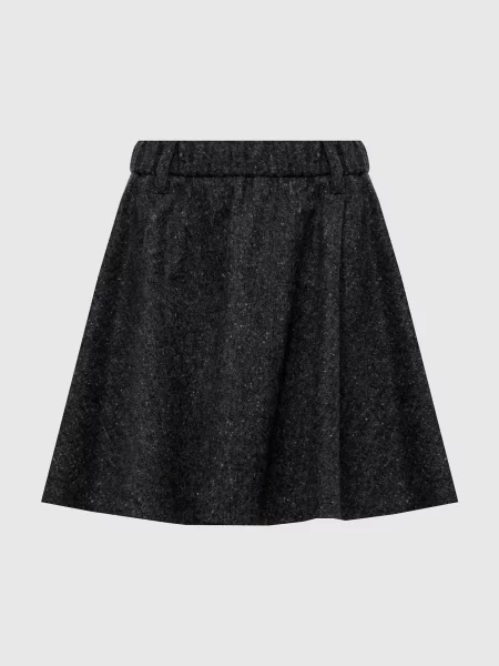 Юбка мини Brunello Cucinelli серая