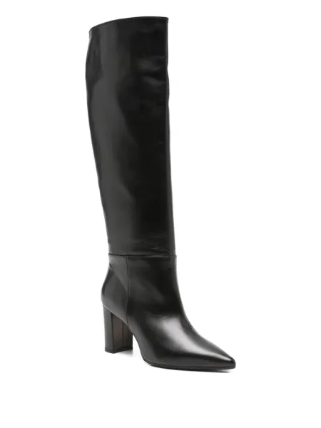 Botine Thea Mika din piele negru