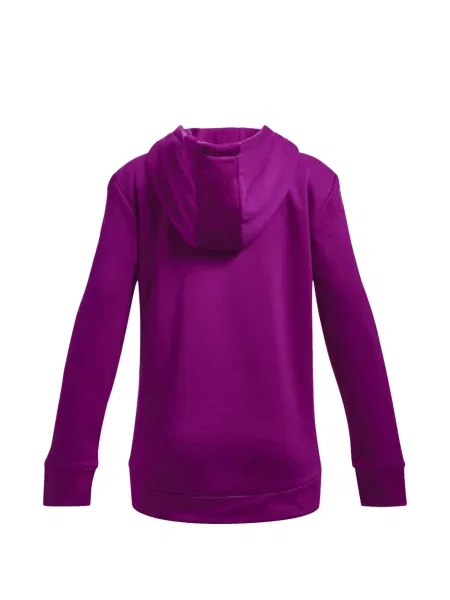 Dětska mikina s kapucí Under Armour fialová