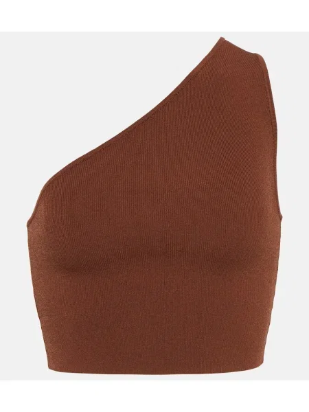 Cropp top Staud tricotate maro