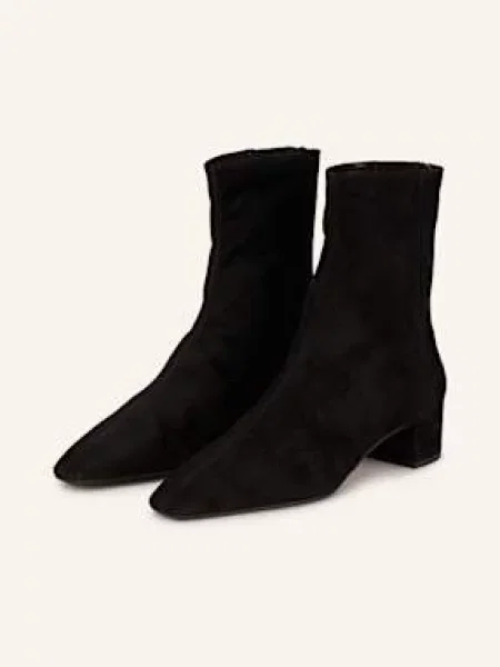 Aquazzura Kozačky Saint Honore černá
