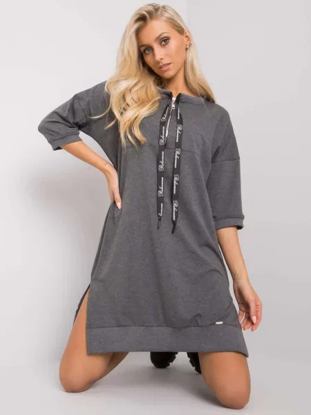 Rochie Fashionhunters de costum gri