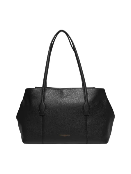 Shopperka Gianni Chiarini skórzana czarna