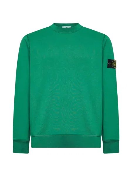 Hanorac Stone Island cu strasuri lung verde