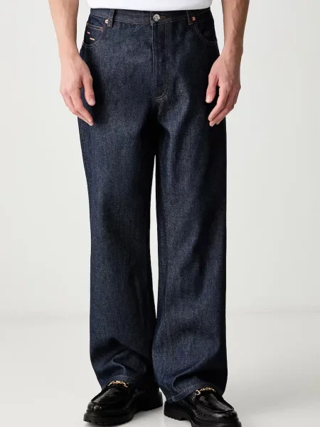 Παντελόνια Filling Pieces Denim Pants Raw Indigo S μπλε