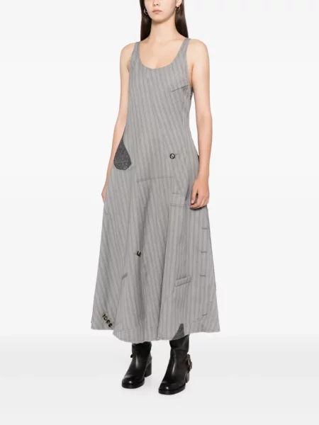 Αμάνικη κοστούμι αμάνικο φόρεμα Moschino γκρι