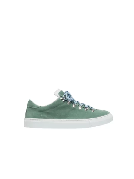 Sneakersy Diemme skórzane zielone