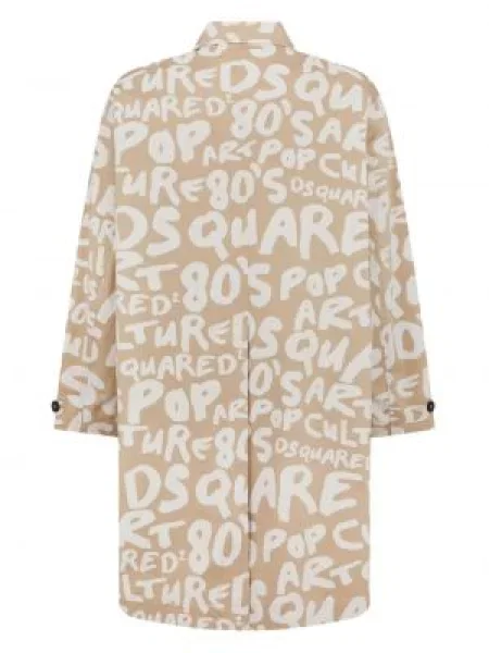 Raštuotas trenčas Dsquared2