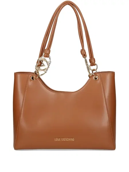 Geantă shopper Love Moschino maro