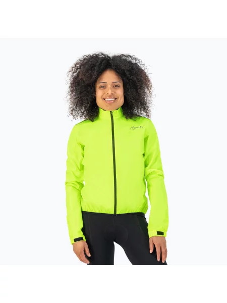 Дамско яке за колоездене Rogelli Core yellow жълто
