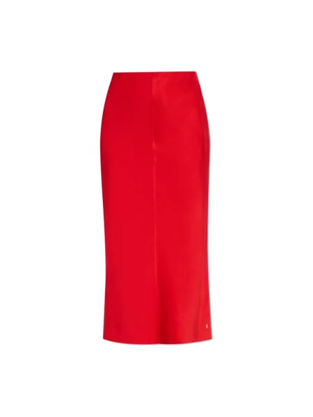 Spódnica midi Ami Paris czerwona