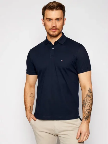 Polo majica Tommy Hilfiger modra